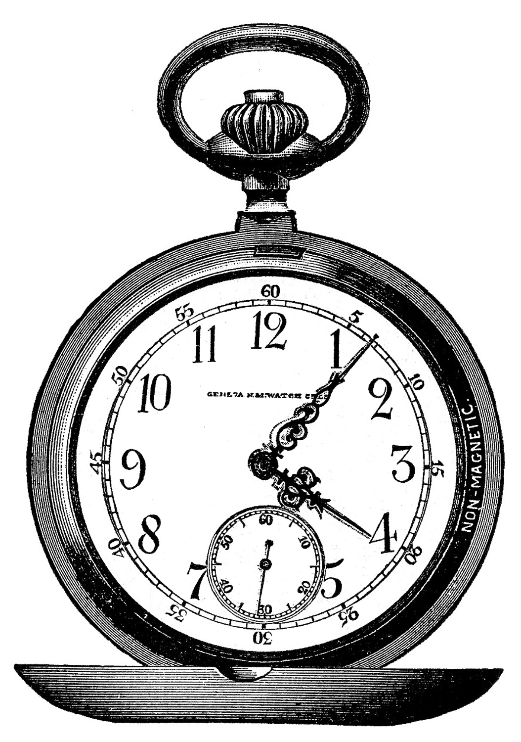 watch clipart black and white - photo #26