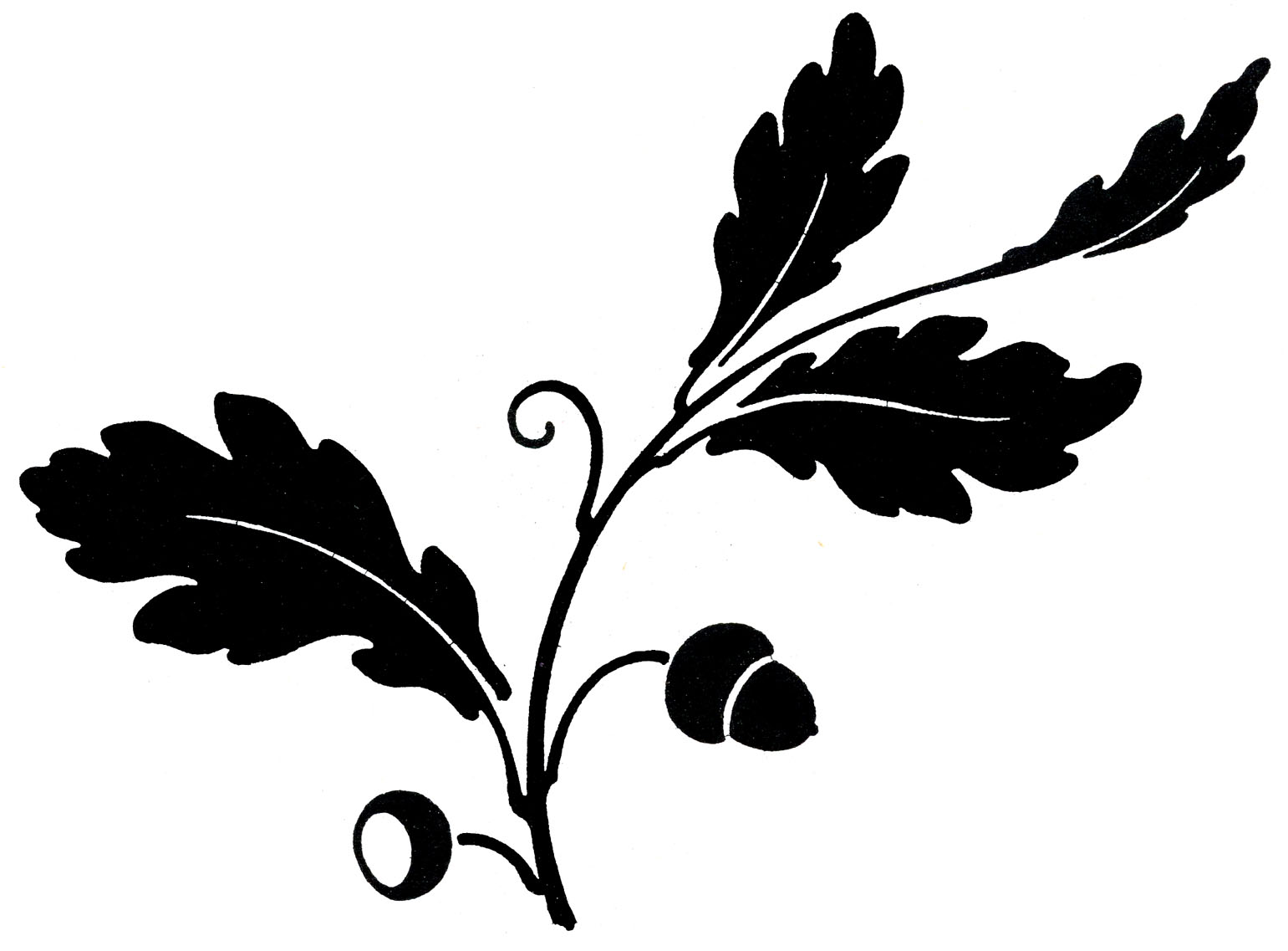 free clip art leaves silhouette - photo #14