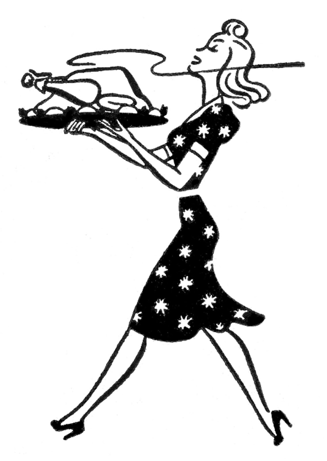 vintage housewife clipart - photo #4
