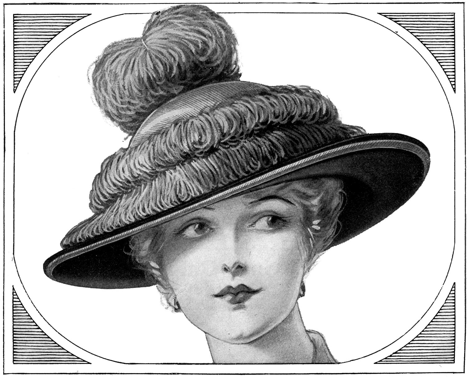 lady with hat clipart - photo #13