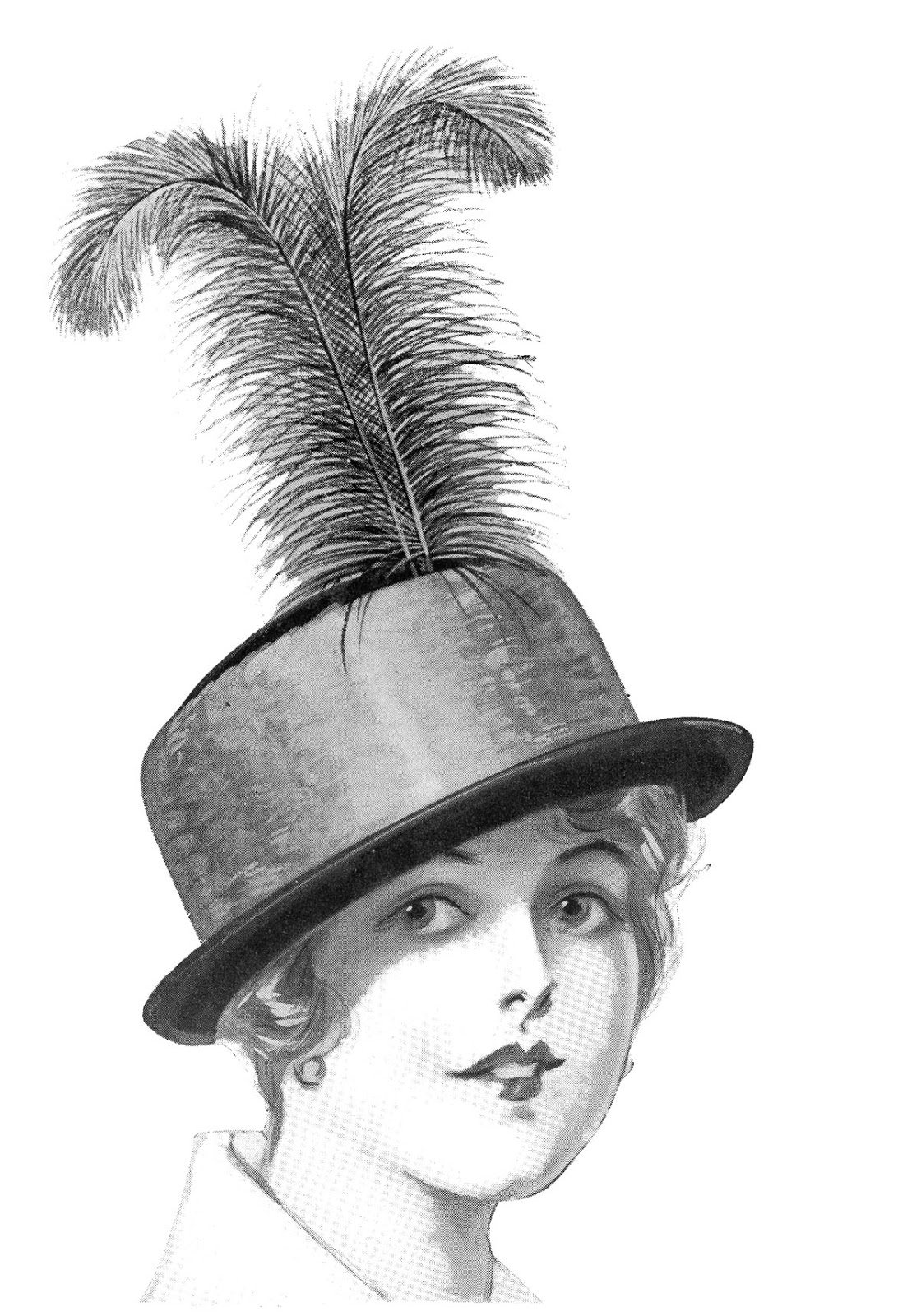 woman in hat clipart - photo #48