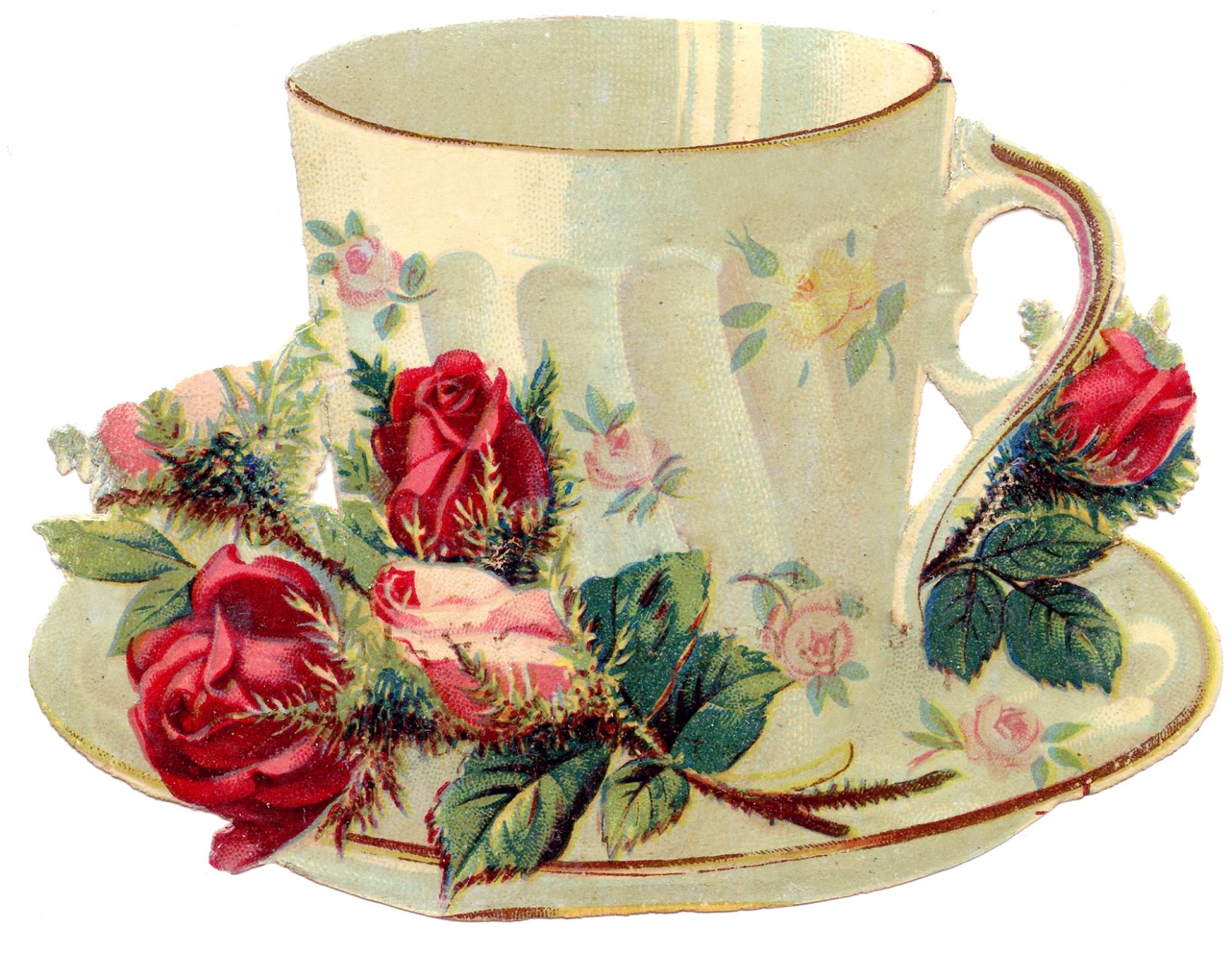 vintage clip art tea cups - photo #18