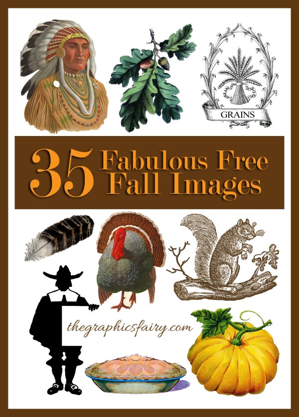 thanksgiving clip art free vintage - photo #25