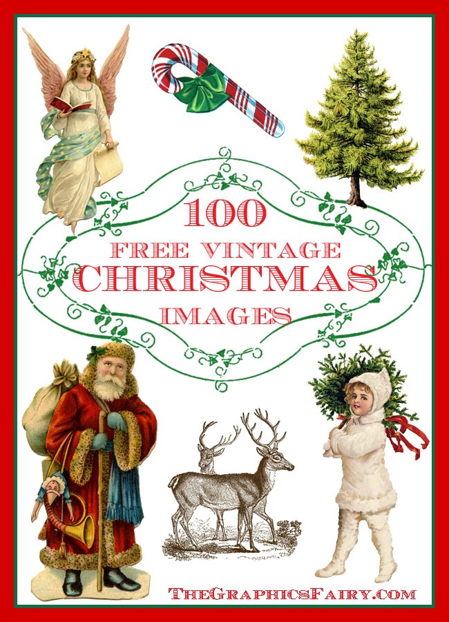 christmas clipart vintage free - photo #44