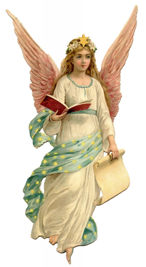 free clip art of christmas angels - photo #10