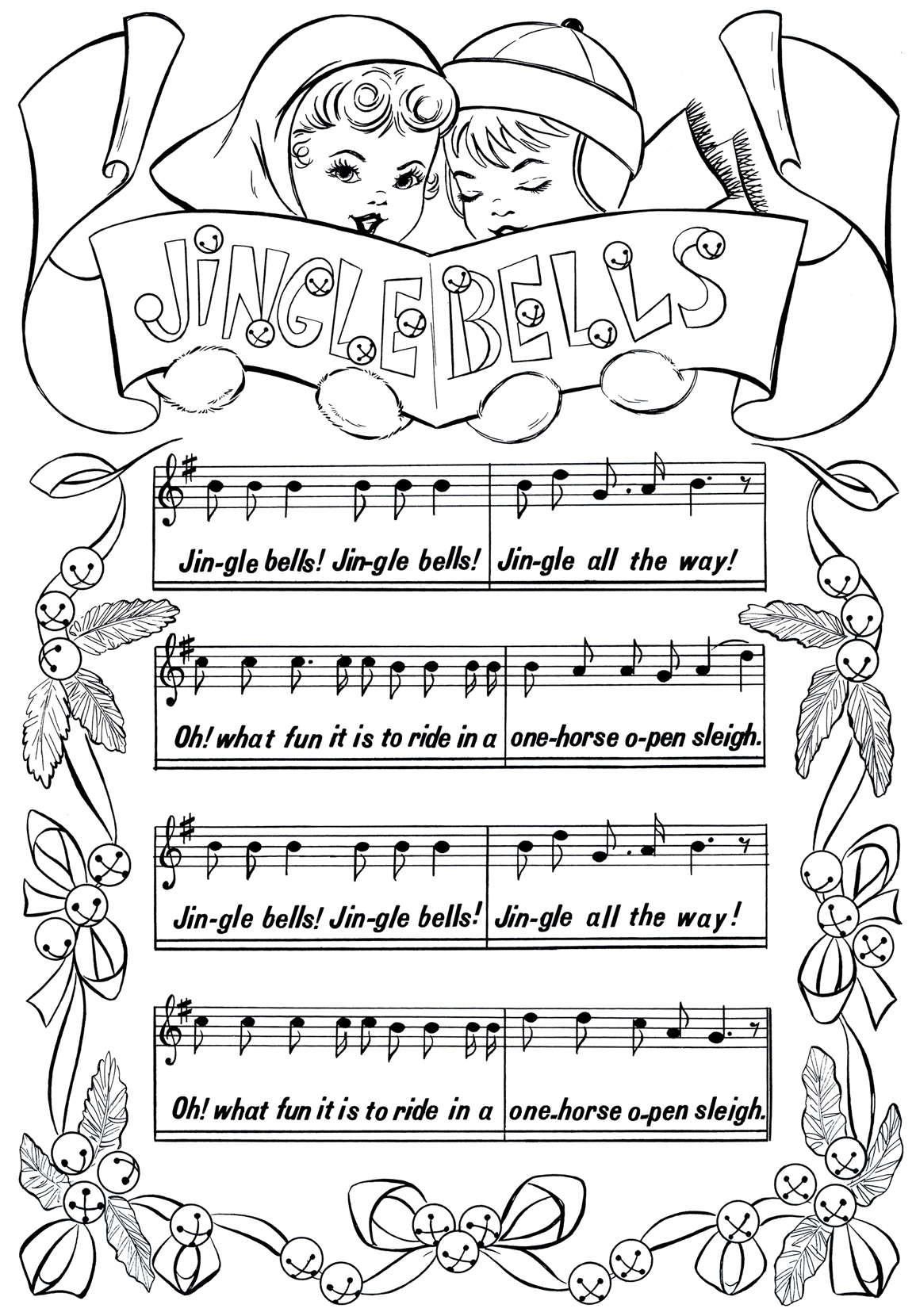 Jingle Bells Printable