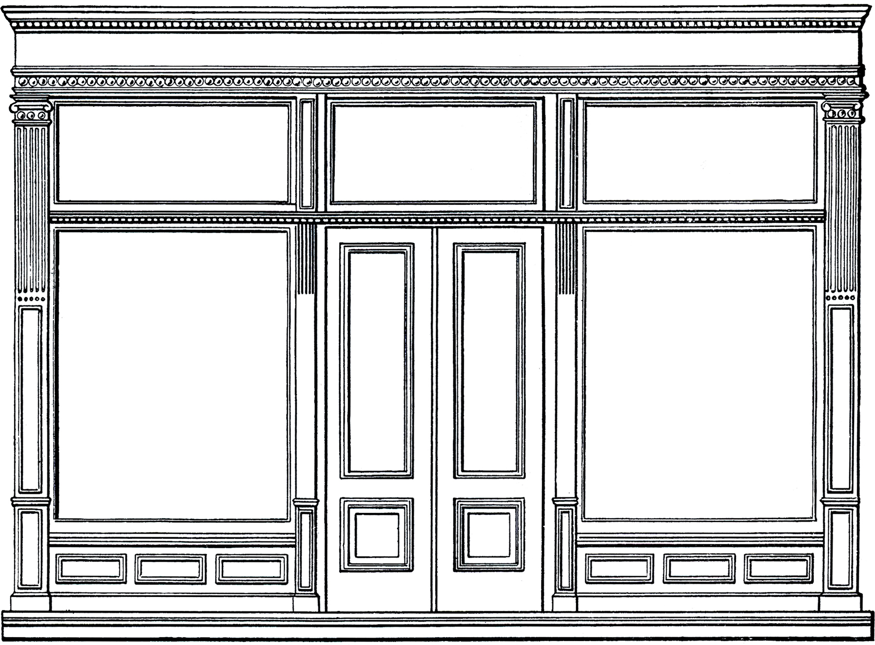 glass door clipart - photo #49