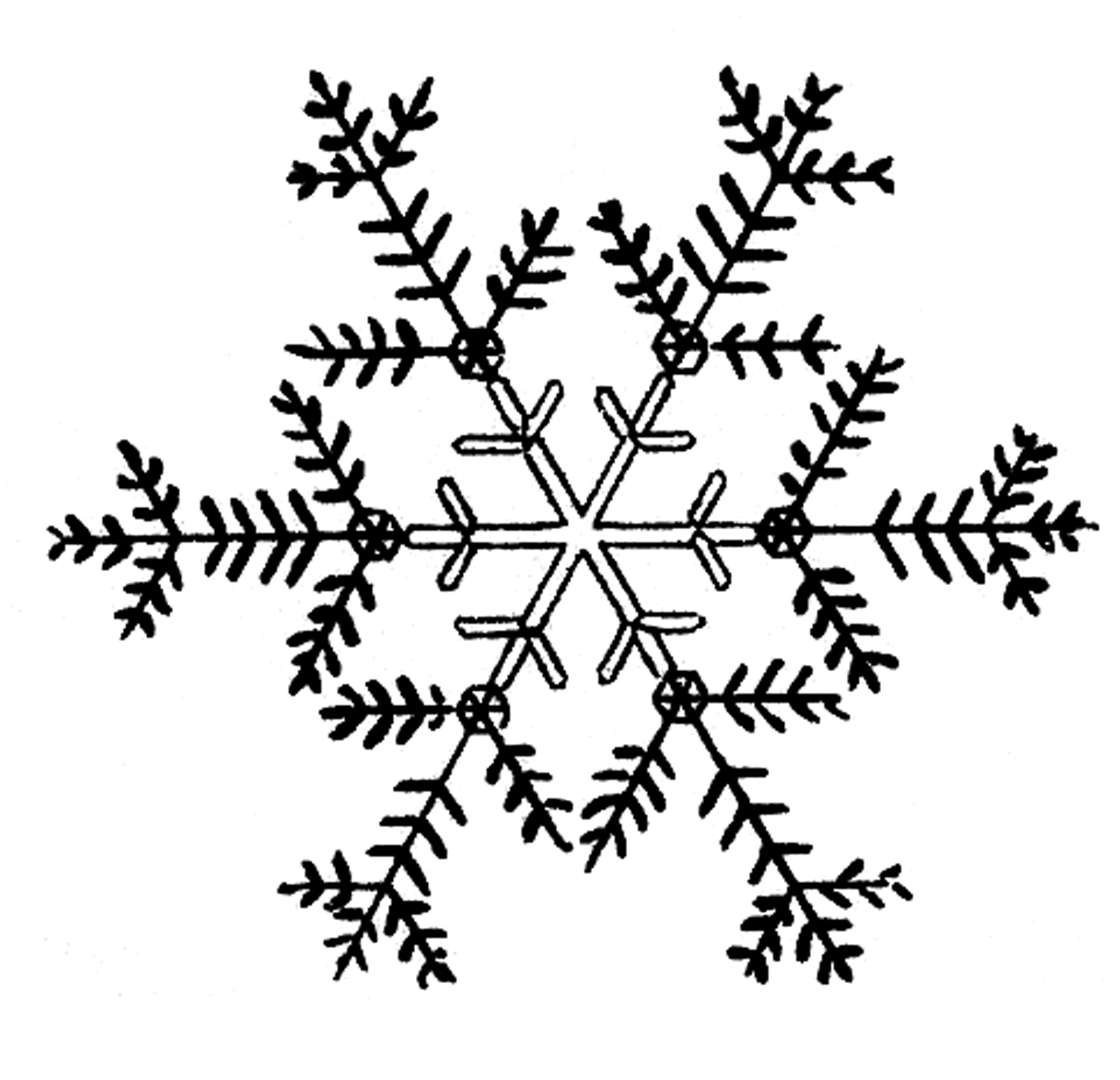 clipart christmas snowflakes - photo #43