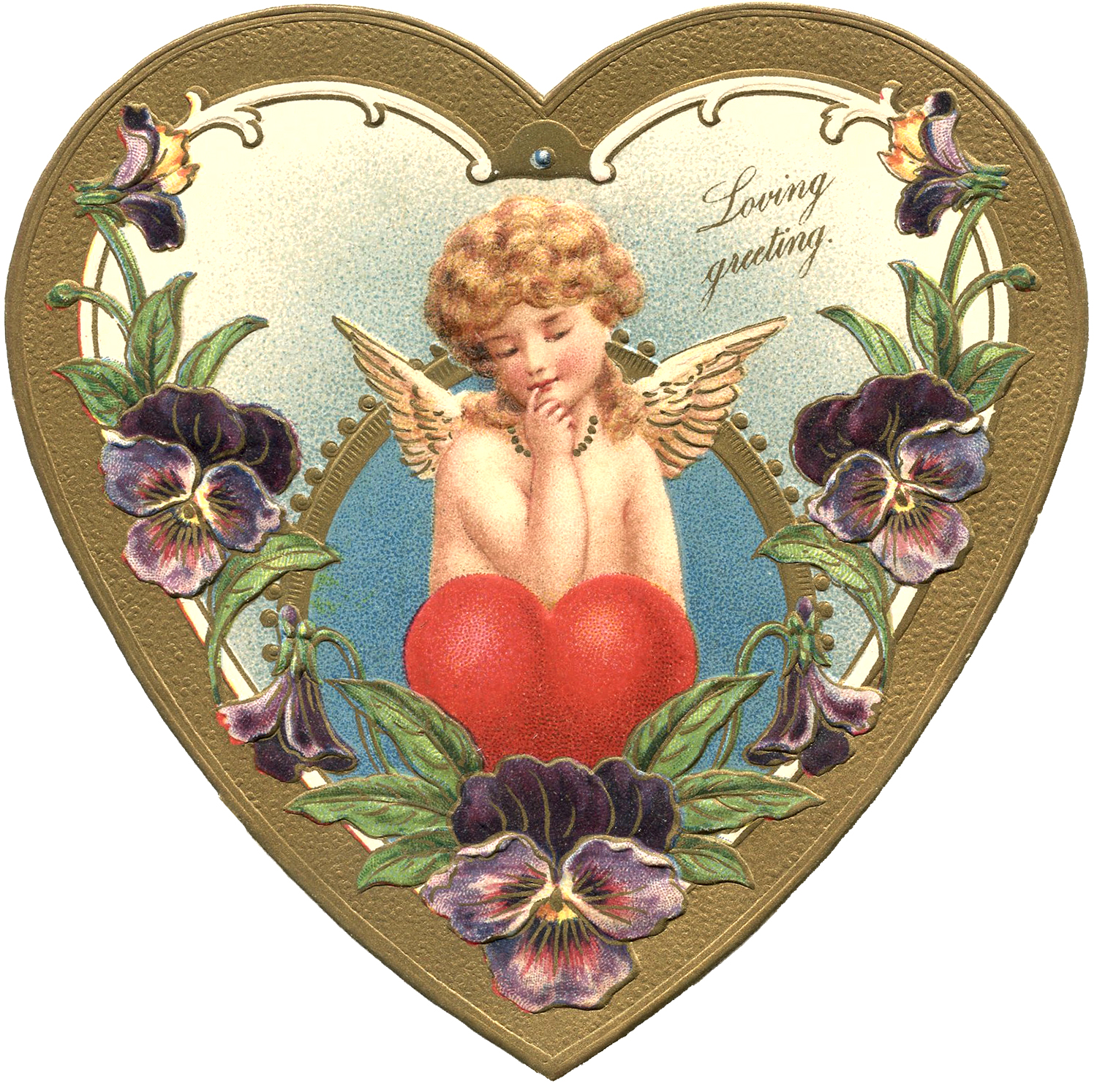 free victorian heart clip art - photo #33