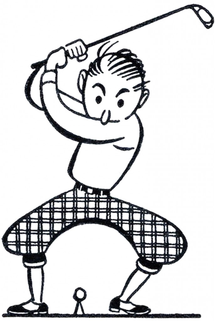 clipart man playing golf - photo #38