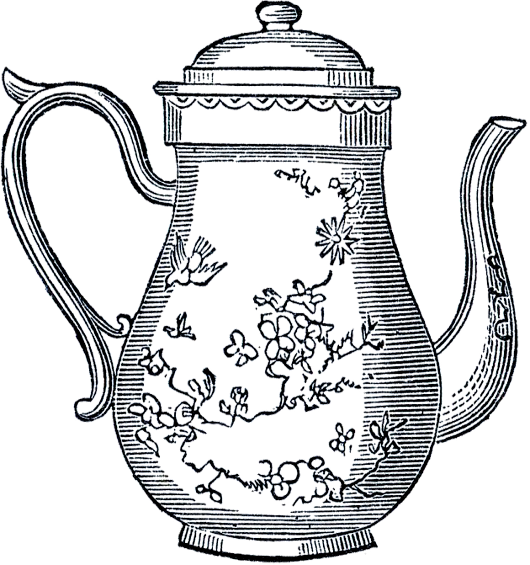 clipart teapot and cup - photo #42