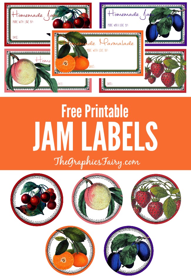 free printable jam jar labels uk