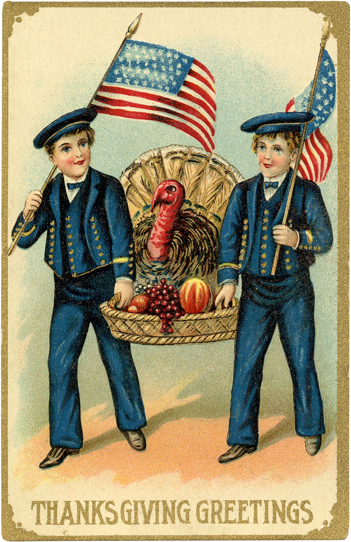 Patriotic Thanksgiving Image The Graphics Fairy
