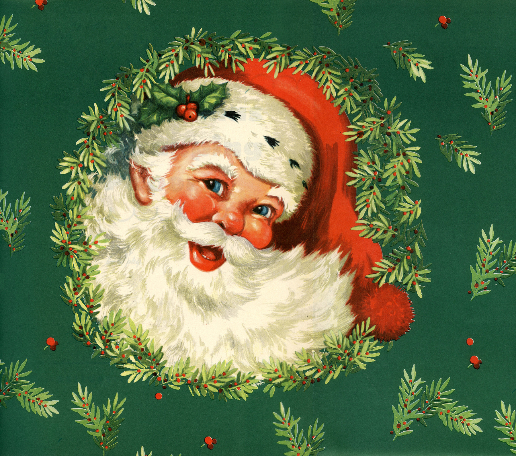 vintage santa clip art - photo #27