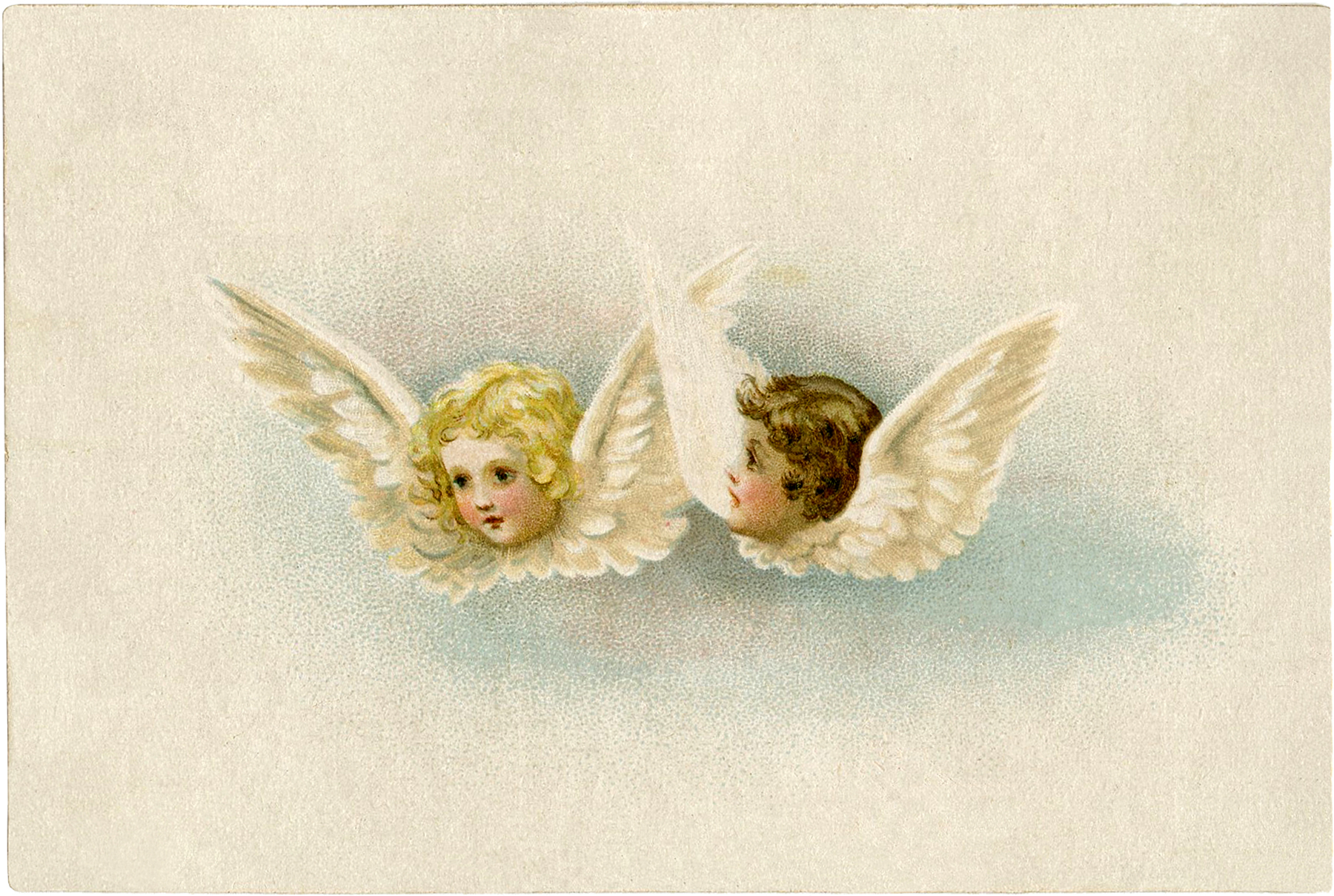 free vintage christmas angels clip art - photo #25