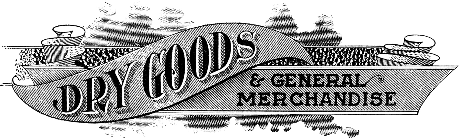 Antique Dry Goods Trade Sign! - The Graphics Fairy