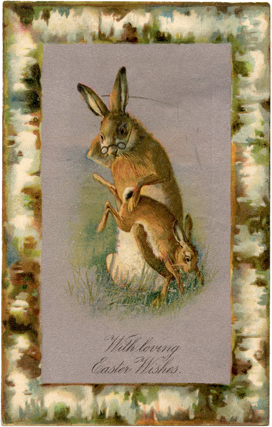 Vintage Bunny Spanking Image The Graphics Fairy