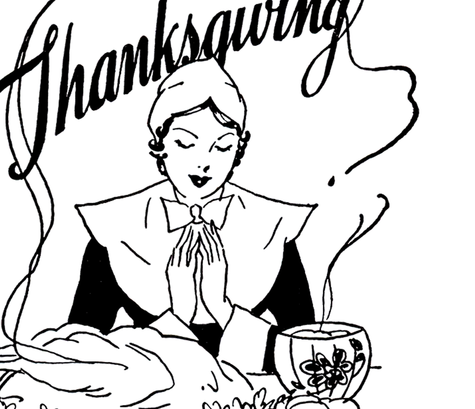 thanksgiving clip art free vintage - photo #22