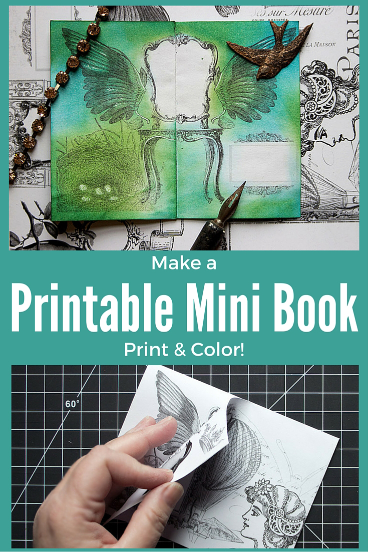 Printable Mini-Book! One Piece of Paper is all it takes!