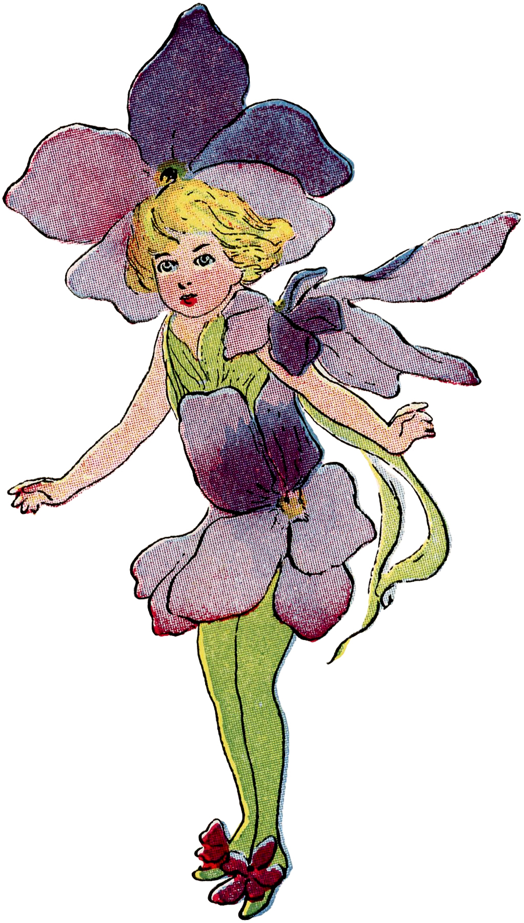 Vintage Flower Fairy 110