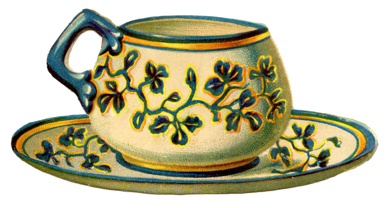 vintage clip art tea cups - photo #15