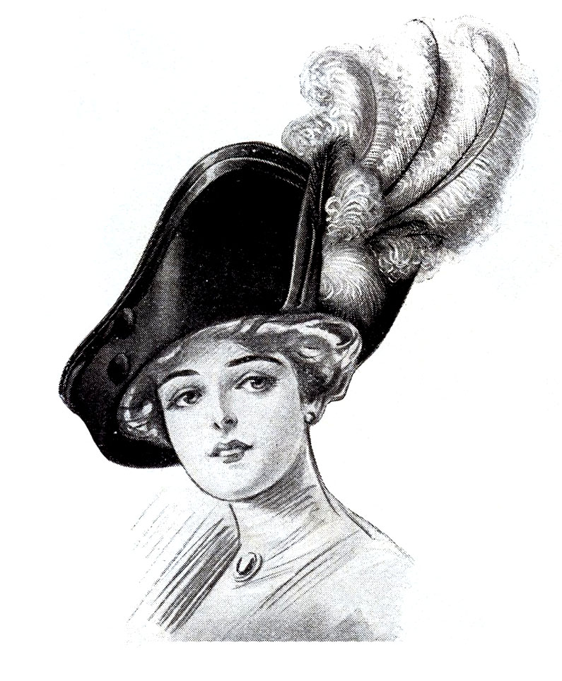 vintage hat clipart - photo #10