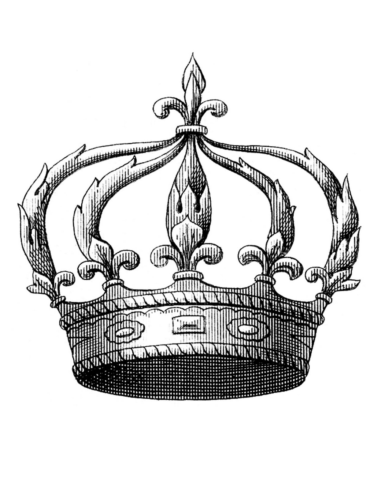 free clip art black crown - photo #43