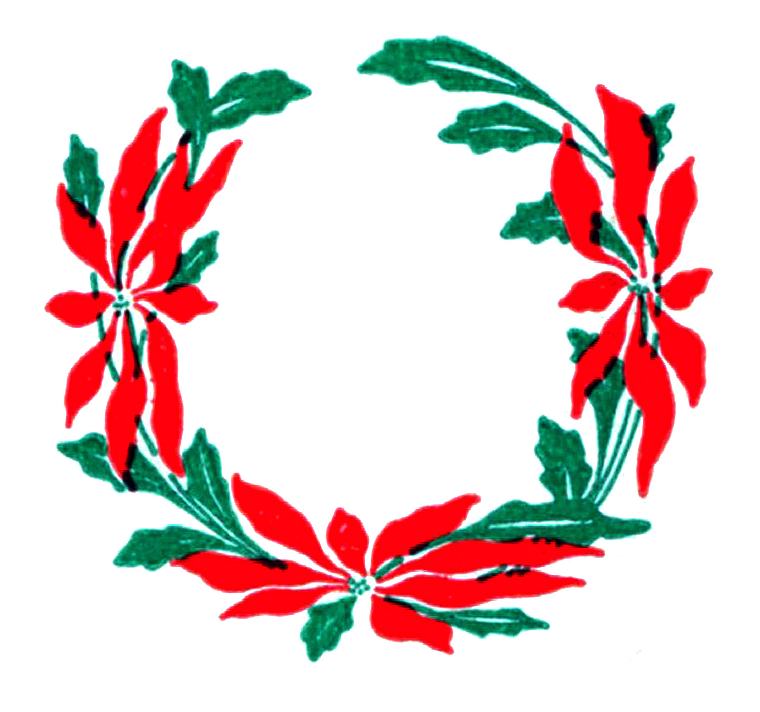 clipart christmas wreath - photo #37