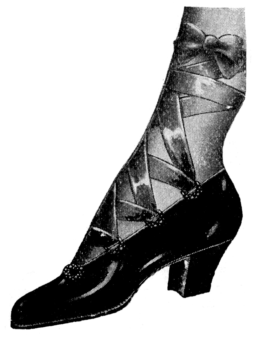 Vintage Clip Art - Ladies Shoes - The Graphics Fairy