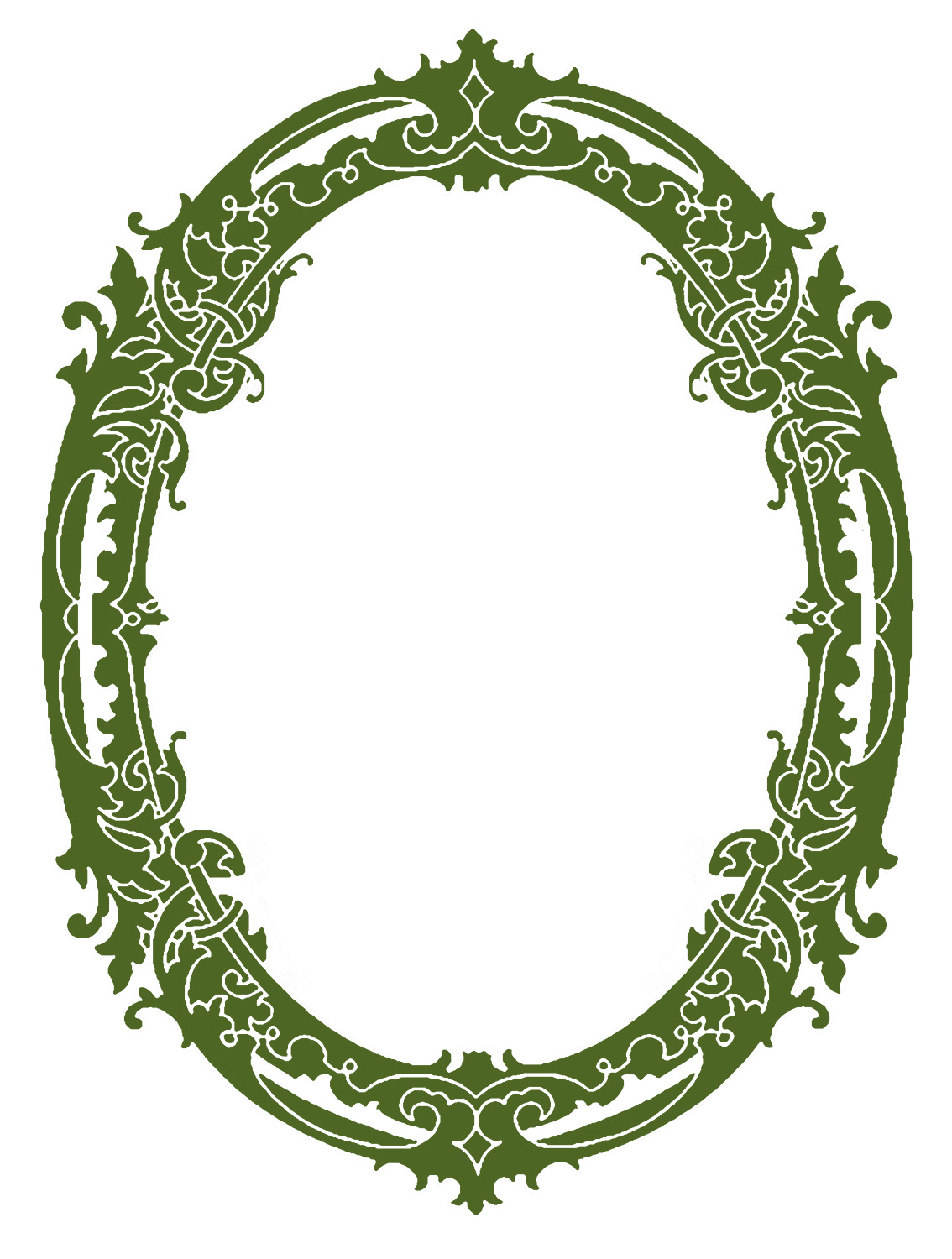 free clip art oval borders - photo #16