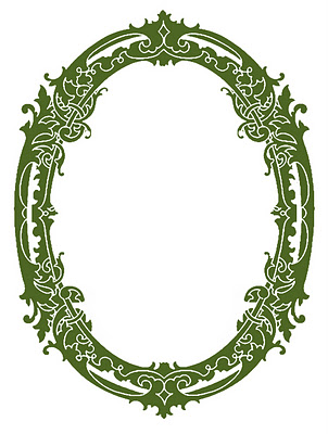 Vintage Clip Art – Stunning Silhouette Frames – Christmas