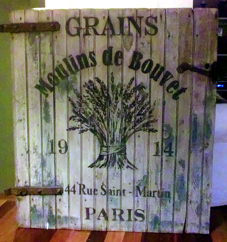 This fabulous?!!  was Isnâ€™t rustic French this sign Grains Rustic in table looking  Sign
