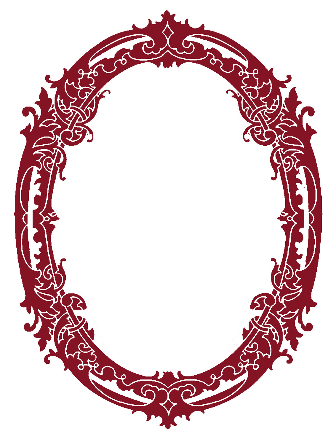 clipart oval picture frames - photo #3