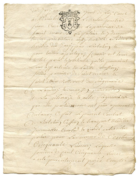 Very old letter