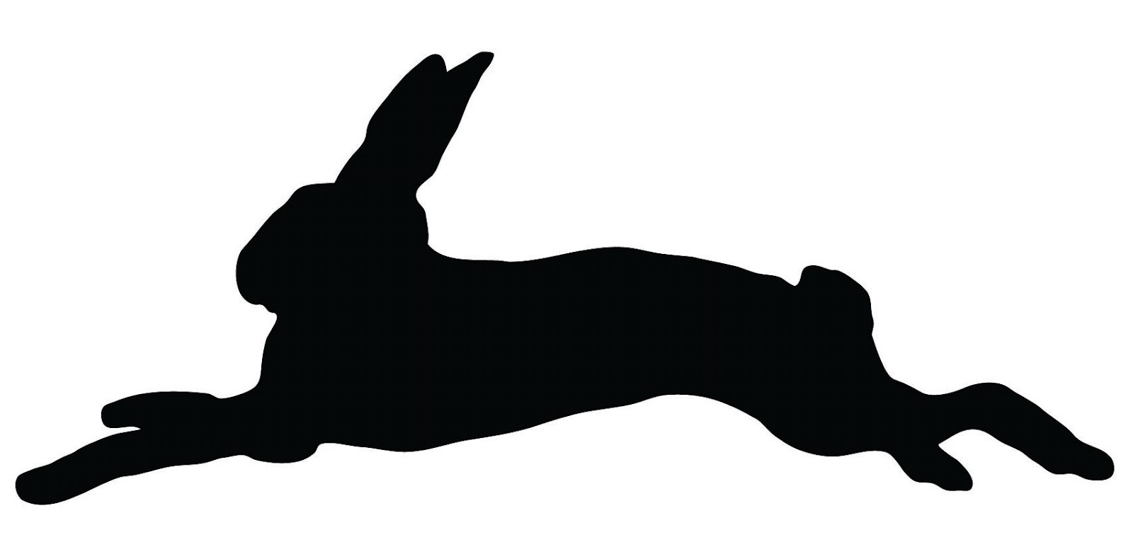 clipart image easter bunny silhouette - photo #27