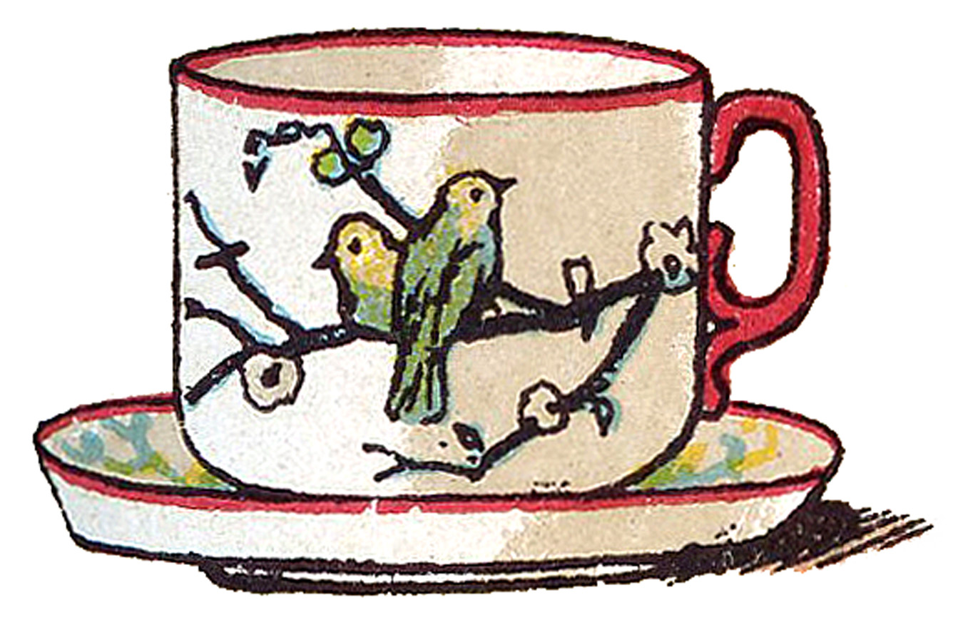 vintage clip art tea cups - photo #25