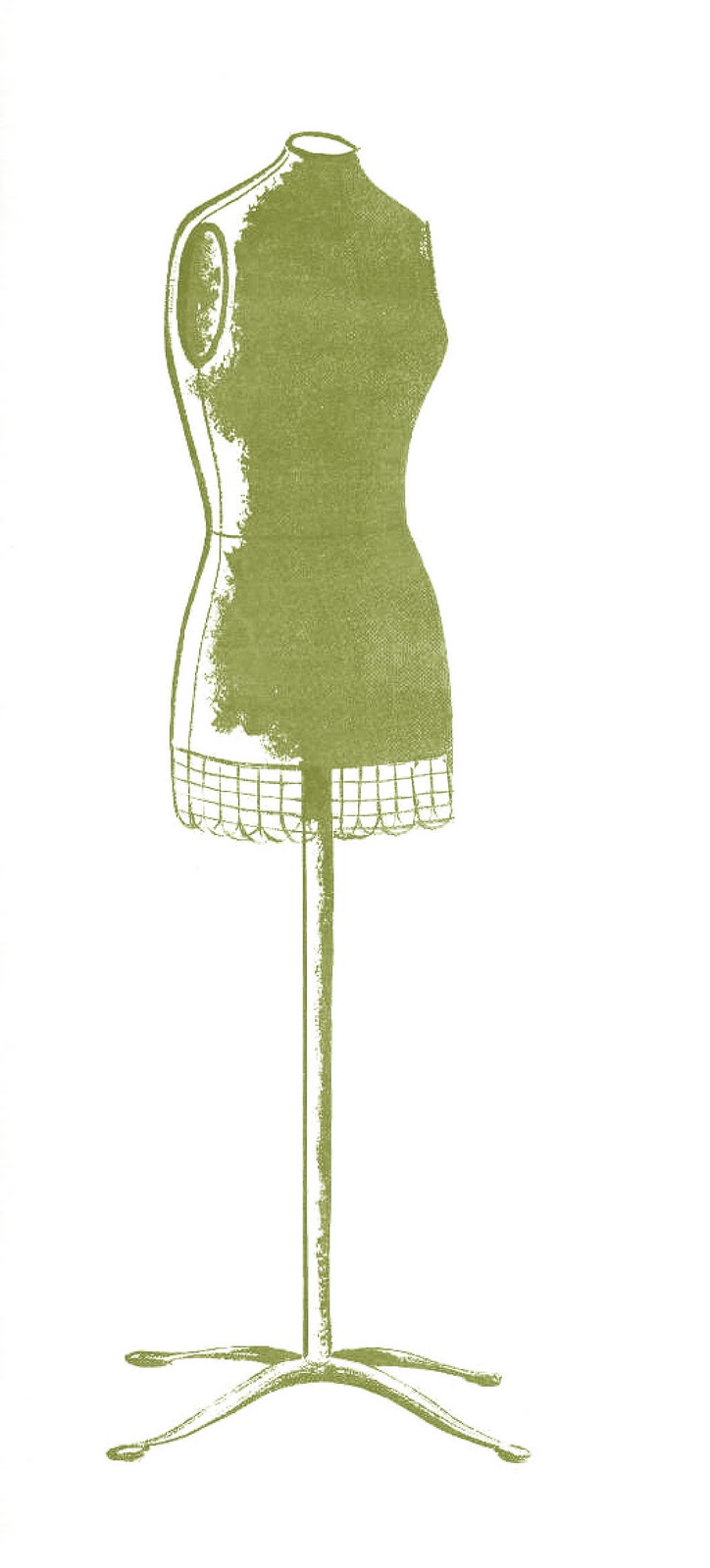 vintage dress clip art - photo #2