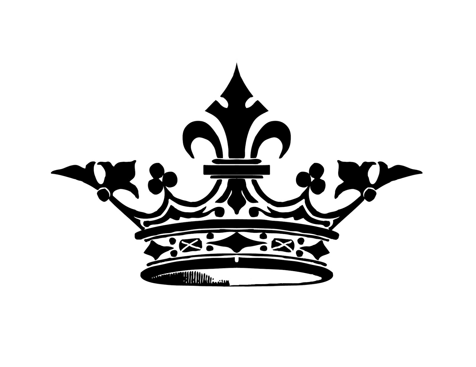crown silhouette free clip art - photo #24
