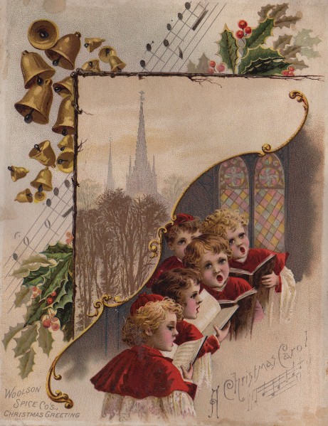 Christmas Carol - Free Victorian Clip Art - The Graphics Fairy