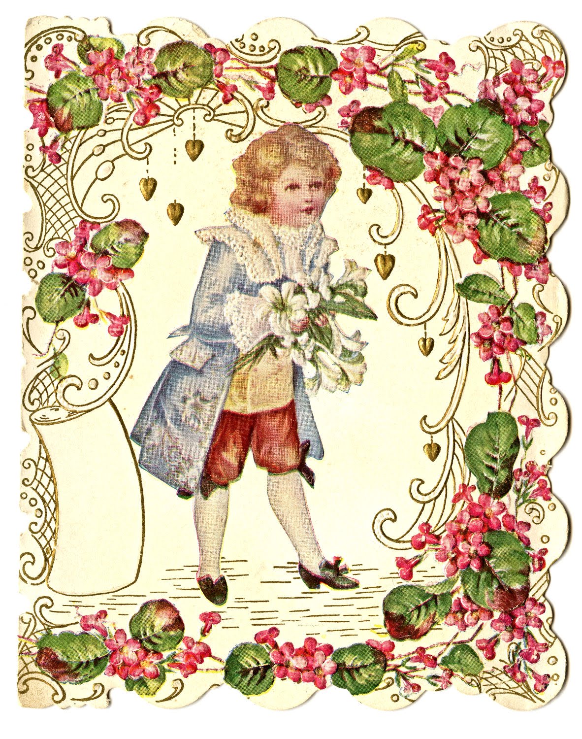 free victorian valentines day clipart - photo #33