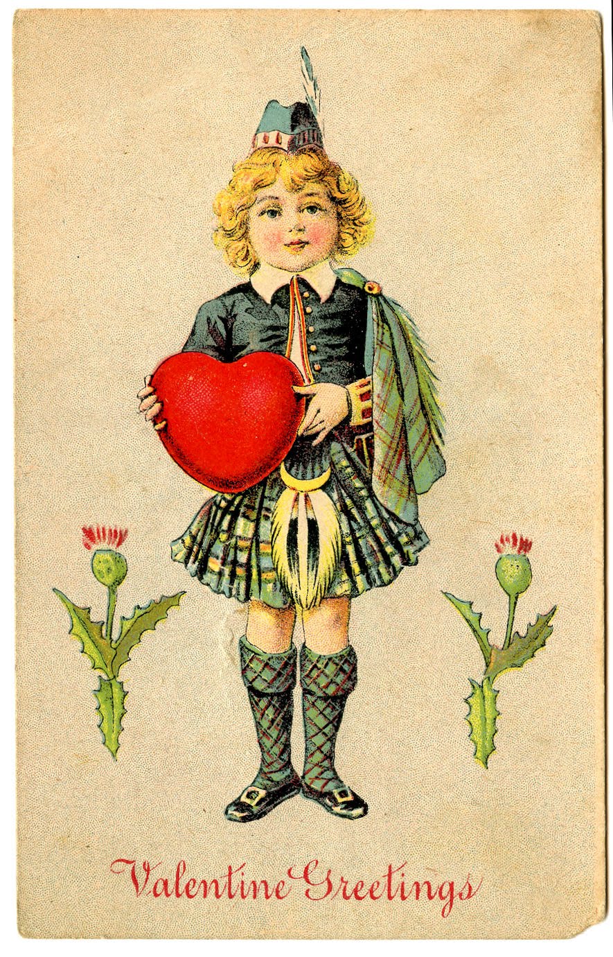 free vintage valentines day clipart - photo #16