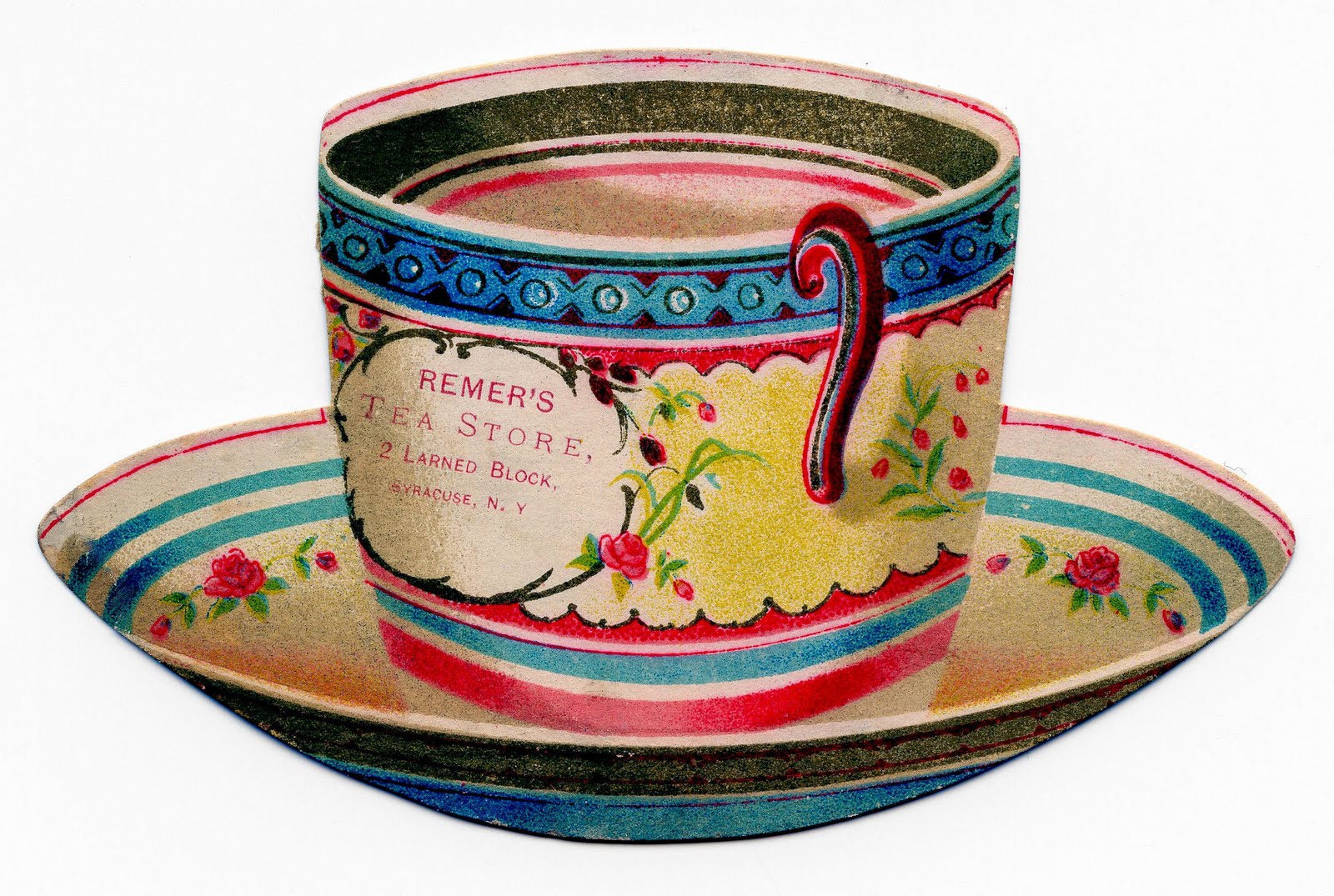 Graphics Tea   Art Vintage  Trade  vintage tea Clip The cup Fairy Free Card  Cup