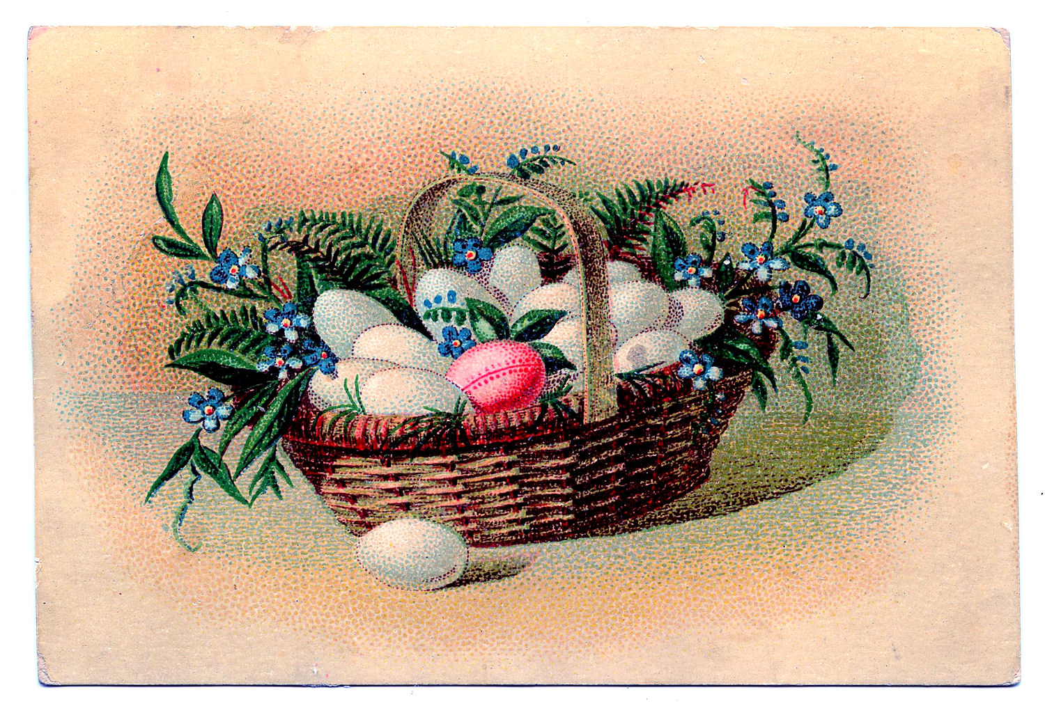 Vintage Easter Basket 92
