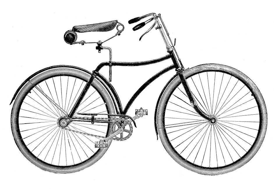 bike clipart black and white - photo #40
