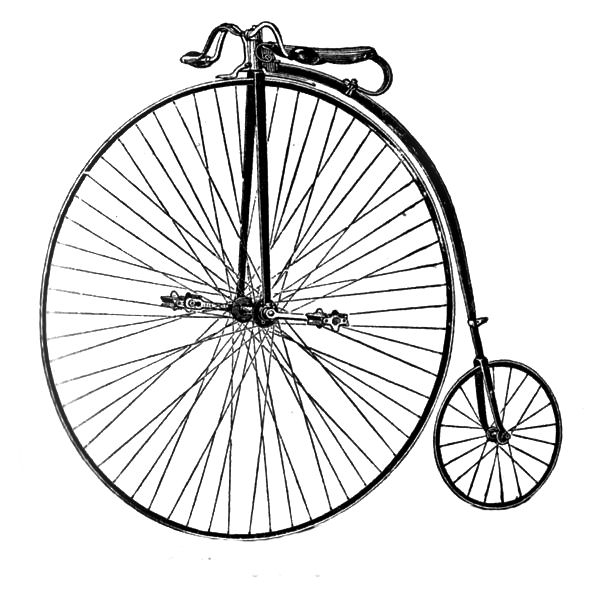 free vintage bicycle clipart - photo #8