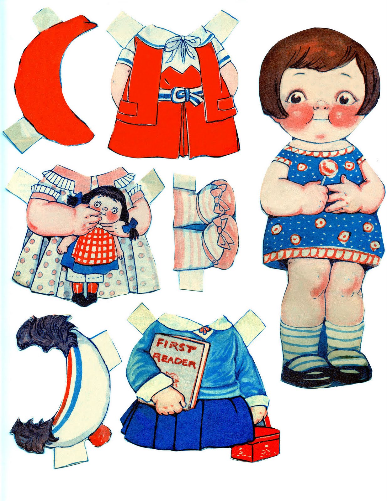 paper doll clipart free - photo #11