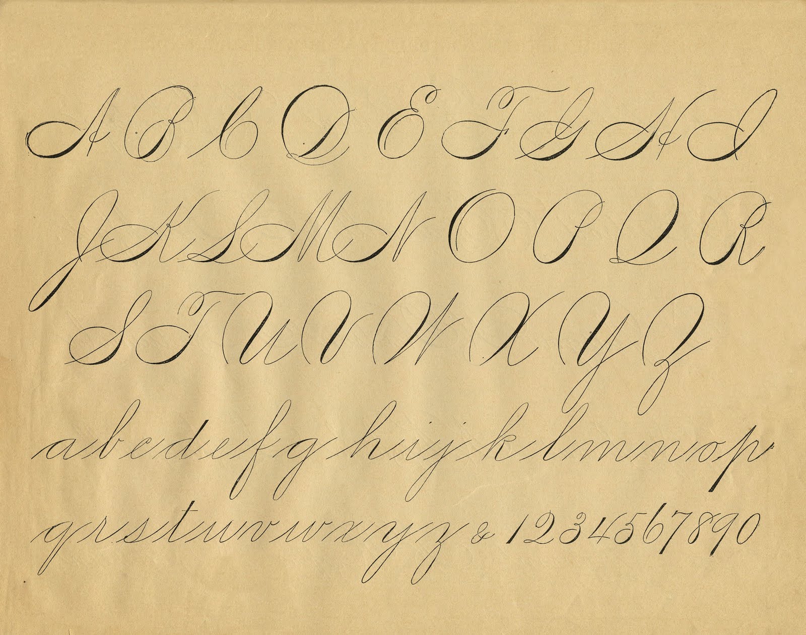 Examples Of Victorian Handwriting