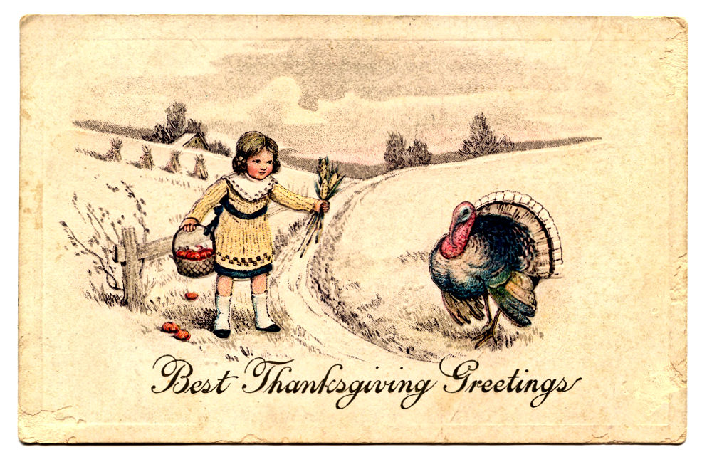 vintage clip art thanksgiving - photo #23