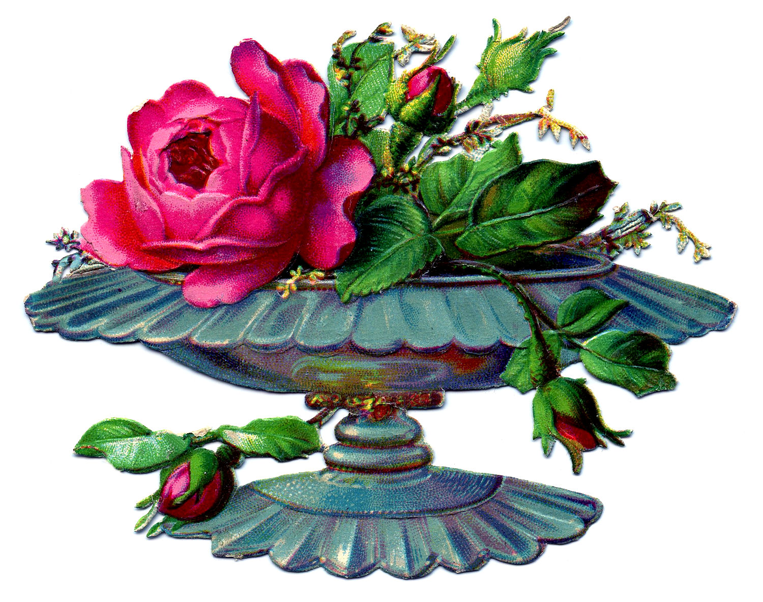 victorian flowers clipart - photo #3