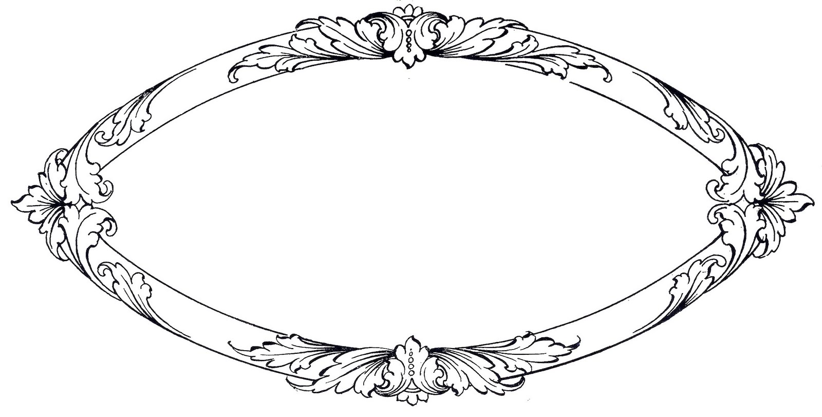 free clip art oval frames - photo #8